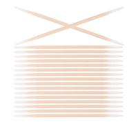 SEWACC 2pcs Double Pointed Cotton Swabs Wooden Stick Precision Microblading Swabs for Eyebrow Tattoo Makeup Nail Cleaning 100 Pieces Pack