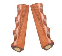 SEWACC 2pcs Elegant Brush Rest Holder for Chinese Writing Practice Artisan Crafted with Copper Accents Versatile Design for Modern and Traditional Decor