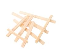 SEWACC 2Pcs Foldable Wooden Mini Easels with Round Head, Desktop Phone and Tablet Support Stands for 14X20Cm 21X28Cm Frames, Portable Photo Frame Tripods for Bedroom and Office Use