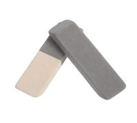 SEWACC 2pcs Frosted Sand Erasers for Ink Pens Matte Rubber Correction Tools for School and Office Smooth Clean Erasing Compatible with Carbon Gel and Ballpoint Pens Gentle