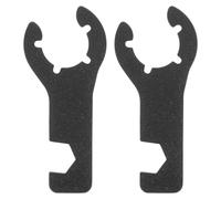 SEWACC 2pcs Gas Bottle Spanner Propane Valve Wrench Ergonomic Short Handle | Universal Compatibility for Rv and Camping Use, Non-slip Antislip Grooves, Versatile Multi-function Tool