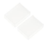 SEWACC 2pcs Glass Cuvette Cell for Spectrophotometer with 40mm Optical Pathlength, Sturdy Laboratory Glassware for Accurate UV and Visible Light Measurements
