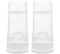 SEWACC 2pcs Hanging Bird Feeders with 400ml Capacity Detachable and Easy to Install Plastic Parakeet Cage Accessories Convenient Household Bird Water Feeders for Budgies