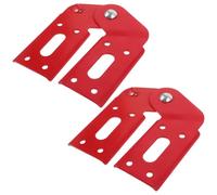 SEWACC 2pcs Heavy Duty Aluminum Alloy Ladder Tie Rod with Dual Use Switch Durable Attic Ladder Hinge and Lock Replacement