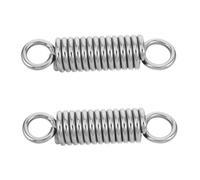 SEWACC 2PCS Heavy Duty Stainless Steel Tension Springs with Hooks for Hammock Chair Hanging Swing Rustproof Outdoor Extension Springs for Porch Gym Equipment Boxing Bag Suspension Shock
