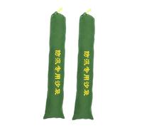 SEWACC 2pcs Long Canvas Sandbags Flood Prevention Barriers for Home Garage Door Water Barrier Shield Reusable Sand Bags for Rain and Hurricane Control