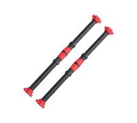 SEWACC 2pcs Long Dumbbell Bar with Spinlock Collars and 4 Nuts, Steel and Plastic Construction for Strength Training and Preventing Weight Plate Sliding, for Gym and Warm Ups Random Color