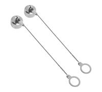 SEWACC 2pcs M8 Metal Dust Male Connector Cap with Chain Locking Cover | Waterproof Ip67 Rated, Dustproof Corrosion Protection, for Sensor Connectors and Quick Connect Fittings