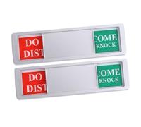 SEWACC 2Pcs Magnetic Privacy Sign with Sliding Occupied Vacant Indicator for Office Restroom Conference Scratch Material Easy to Read Clear Letters Suitable for Dorms and Administrative