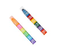 SEWACC 2pcs Marker Pen Pastel Highlighters for School Office DIY Notes Lightweight Compact Design for Efficient Learning and Everyday Use
