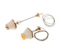 SEWACC 2pcs Miniature Dollhouse Lamp European Style Decorative Lighting for DIY Creativity Warm Glow Table Floor Lamps for Miniature Spaces Enhances Imagination and Elegance
