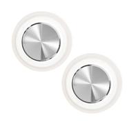 SEWACC 2pcs Mobile Phone Gaming Triggers Game Controllers for Phone Portable White PC Material Enhance Gaming Experience Mobile Game Joystick