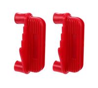 SEWACC 2pcs Multi Function Woodworking Marker Tool Center Finder | ABS Plastic Body, Magnetic Base and Pencil Hole, Offset Marks for 64mm Boards, Red Finish