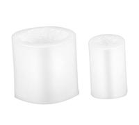 SEWACC 2Pcs Multifunctional Rose Silicone Candle Molds for DIY Scented Candles Soap Fondant Chocolate Durable Wear Resistant Flower Shape Moulds for Wedding Decorations and Gift Crafting