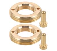 SEWACC 2pcs Nmo Antenna Base Bracket Adapter for Car and Marine Vhf Antenna Mount Applications, Aluminium Alloy Material with Stable Signal Transmission and Versatile Compatibility
