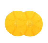 SEWACC 2pcs Plastic Beehive Tool Round Escape Plate for Efficient Exit Beekeeping Door Disc Anti-running Plate Hive Entrance Reducer Essential Beekeeping Accessories