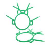 SEWACC 2pcs Plastic Calf Weaning Nose Rings Thorn Farm Livestock Cattle Equipment Weaning Tool for Calves, Animal Husbandry Plastic Bull Nose Ring for Cow Farm