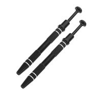 SEWACC 2pcs Precision Claw Pickup Tools for Electronic Components Small Parts Grabber Ic Chip Removal Tool Jewelry Bead Grabber Black Tweezers