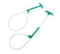 SEWACC 2pcs Professional Pig Catcher Pole with Switch Easy-use Pig Restraining Rope for Efficient Injection and Handling Versatile Farm Equipment for Swine Sheep and Livestock Management
