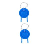 SEWACC 2pcs PVC Toilet Flapper Replacement Kit for Leak Repair Flexible Seal Toilet Tank Accessory Easy Install No Tools Needed Water-Saving Bathroom Fixings