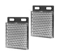 SEWACC 2pcs Retroreflective Reflector Panel High Reflective Effect for Easy Installation Durable Accessory for Traffic Signs Building Decorations Robust Weather Resistance