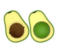 SEWACC 2pcs Rotating Catnip Ball Cat Rotatable Catnip for Cats Window and Wall