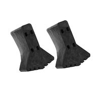 SEWACC 2Pcs Rubber Ladder Foot Covers Slip Mat Thickened Wear Resistant Ladder Leg Caps for Stable Balance and Safety Replacement Accessories for Telescopic and Folding