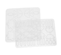 SEWACC 2pcs Silicone Earring Mold for Resin Casting Unique Leaf and Cloud Pendant Shapes DIY Jewelry Crafting Moulds for Handmade Gifts Personal Collections Epoxy Pendant Molds