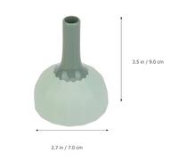 SEWACC 2pcs Small Kitchen Funnels with Strainer, Lightweight Multipurpose Oil and Liquid Funnels for Cooking, Green and Blue-yellow, Convenient for Seasoning and Tea Brewing