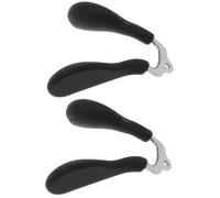 SEWACC 2pcs Soft Silicone Saddle Bridge Pads for Eyeglasses Figure Eight Nosepads with Metal Core Slip Support for Glasses Easy to Attach Replacement Grips