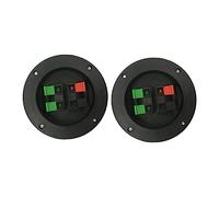 SEWACC 2PCS Speaker Terminal Connectors Plastic Binding Posts for Loudspeaker and Subwoofer Wiring Wear Resistant DIY Sound Equipment Accessories with Stable Performance and Easy
