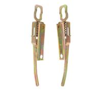 SEWACC 2pcs Spring Loaded Trailer Latch Lock for Cargo Trailer Door and Truck, Heavy Duty Galvanized Iron with Robust Security and Easy Installation, for Outdoor DIY Installation