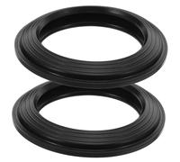 SEWACC 2pcs Toilet Tank Rubber Seal Replacement Gaskets Flush Valve Seal Rings for Rv and Household Toilets Anti-Aging Cistern Washers Easy to Install Compatible with Various Models