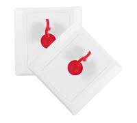 SEWACC 2Pcs Wall Mount Emergency Call Buttons for Seniors and Disabled with Keyed Sos Switch Easy Activation Alert Button for Rapid Help and Personal Safety