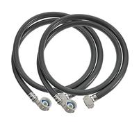 SEWACC 2pcs Washer Inlet Hoses Durable PVC Water Supply Lines for Automatic Washing Machines Easy Installation Flexible Design Fit