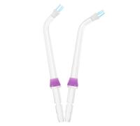 SEWACC 2pcs Water Flosser Nozzle Replacement for Oral Irrigator, Portable Acrylic Dental Care Accessories with Adjustable Care Function, Compatible Burst Tip for Home and Travel Use