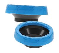 SEWACC 2pcs Watertight Toilet Seal Ring Wax Gasket Flange Wax Ring Replacement for Toilet Bowl Easy Install Compact for Leak Prevention and Odor Control in Home Bathrooms