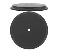 SEWACC 2pcs Weighted Base Lamp Stability Block for Desk Lamps, Black | Plastic Shell with Iron Sand Filling, Quick Install Replacement, DIY Makers, Living Room Side Table Use