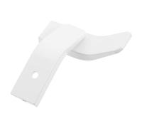 SEWACC 2pcs White Aluminum Wall Mounted Hooks for Rv Bathroom and Small Spaces, Heavy Duty Compact Design Coat Hooks for Hanging Bags and Hats, Modern and Elegant Appearance