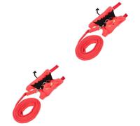 SEWACC 2sets Halloween Rabbit Traction Harness Leash Anti-escape Soft Pet Walking Harness for Ferrets Hamsters Cats and Small Animals Vintage Red