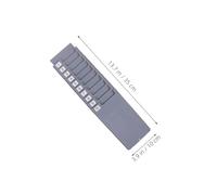 SEWACC 3 Sets Expandable Wall Mounted Employee Badge Holder Rack with Plastic Card Organizer for Office Attendance Recorder Space-Saving Multigrid Slot Design for Efficient Punch Clock