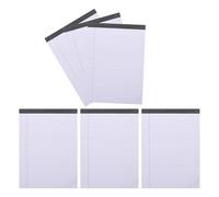 SEWACC 30 Sheets Legal Size Lined Note Pads for Quick Notes and Lists | Paper, 30 Sheets Each, White Finish, Sleek Minimalist Style, for Offices and Desk Workspace