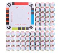 SEWACC 300pcs Cardboard Tablet Weaving Cards Square Loom Tools for DIY Crafting Portable Lightweight Paperboard Weaving Cards for School Projects Family Activities Sewing Supplies