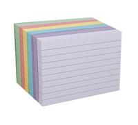 SEWACC 300Pcs Lined Single Sided Index Cards Horizontal Flash Cards for Studying and Revision Supplies with Smooth Paper for Office School and Academic Notes