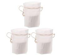 SEWACC 300pcs Lip Tattoo Cotton Stick Disposable Plant Fibre White X 3 for Lips and Skin, Salon Studio Use for Professional Artists and Clients