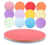 SEWACC 300pcs Round Color Paper Circles Double-Sided Origami Paper Set Bright Fade-Resistant Colors for DIY Folding Crafts Art Projects and Educational Activities