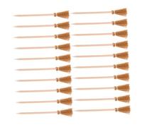 SEWACC 30pcs Halloween Witch Broom Pencils Wizard Wand Pens Comfortable Grip School Office Party Favors Spooky Writing Tools for Teens