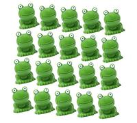 SEWACC 30pcs Mini Resin Frogs Figurines for Garden Bonsai Decoration Lifelike Blue-eyed Frog Ornaments for Aquarium Terrarium Fish Tank and DIY Micro Landscape Craft