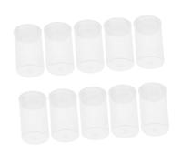 SEWACC 30pcs Plastic Film Canisters Empty Film Canister Storage Containers with Lids Easy Portability White Carrier for Travel and Outdoor Photography