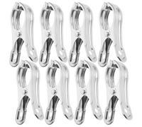 SEWACC 36pcs Stainless Steel Plant Support Clips Heavy Duty Windproof Greenhouse Fixing Clamps for Tomato Vines and Outdoor Garden Plants Clips